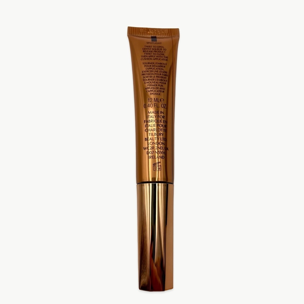 Charlotte Tilbury Beauty Highlighter Wand Spotlight 12ml Rose Gold Glow New - Picture 11 of 11